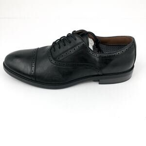 FAIRLANE & SONS Mens Feawin Flex Oxford Shoes 13 Black Leather Stitchfix NWOB